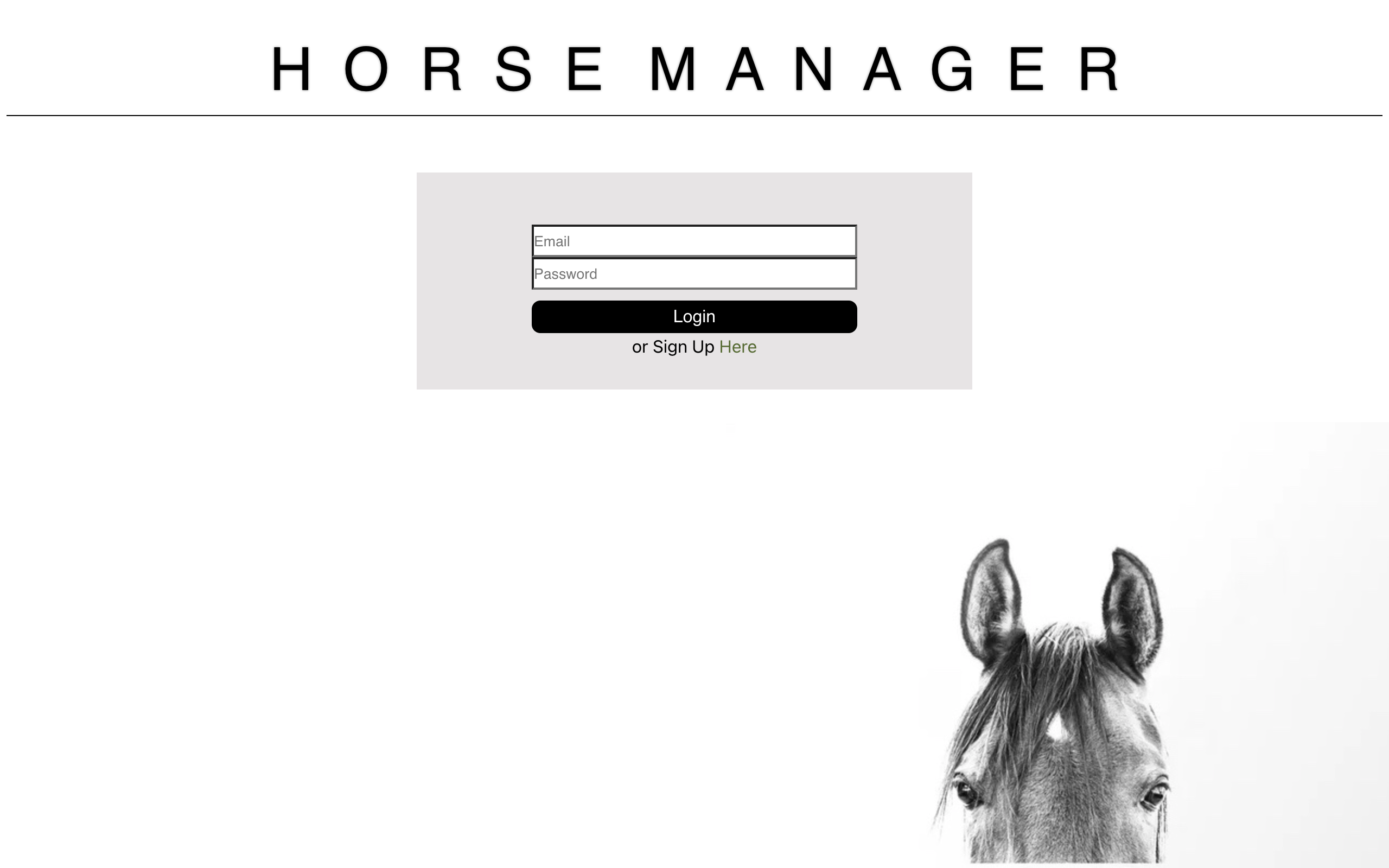 Horse Manager